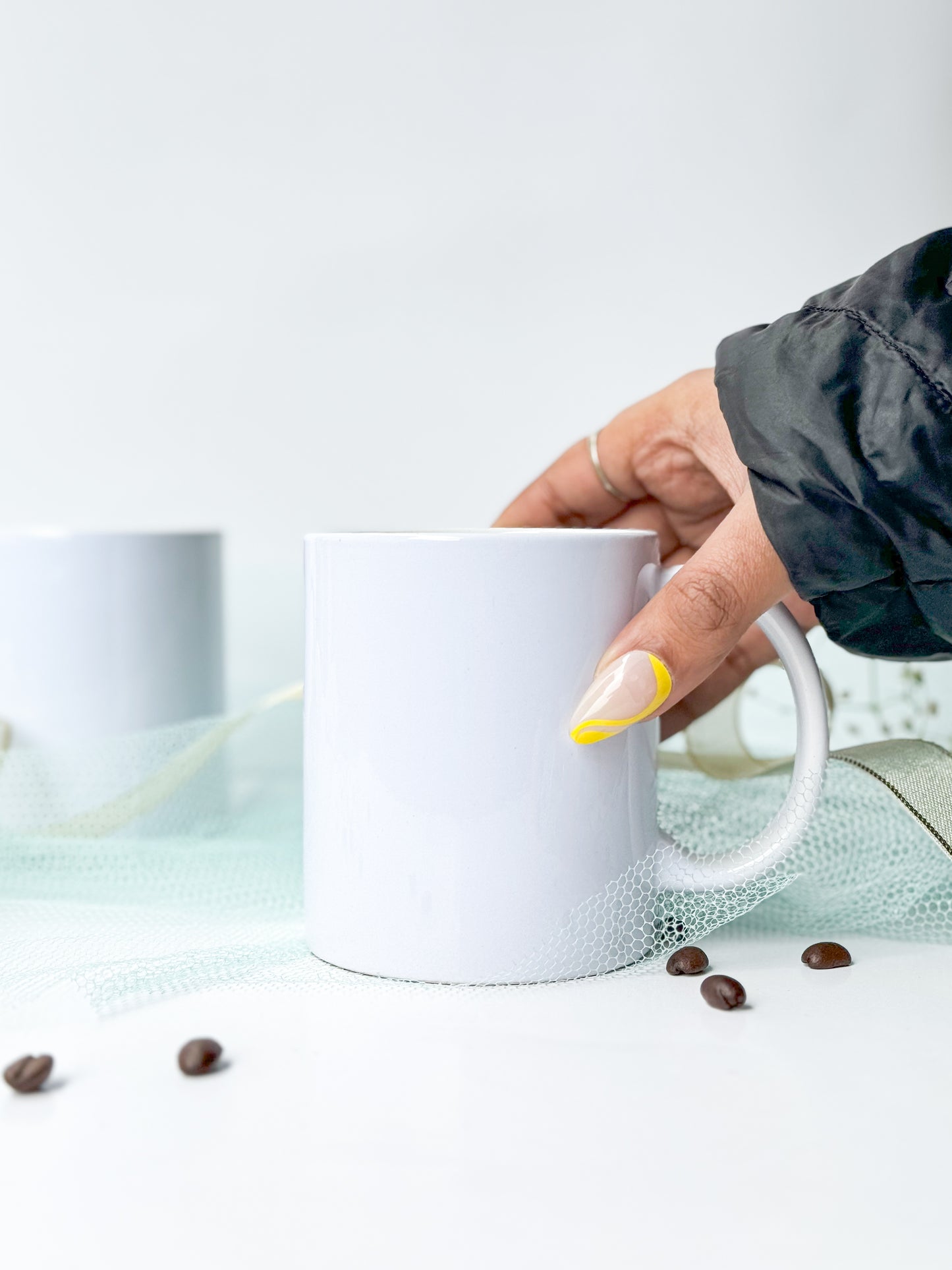 Personalized Ceramic White Mug 350ml | Photo Calendar Personalized Print | Pocket Picks Mugs |Heartstrings