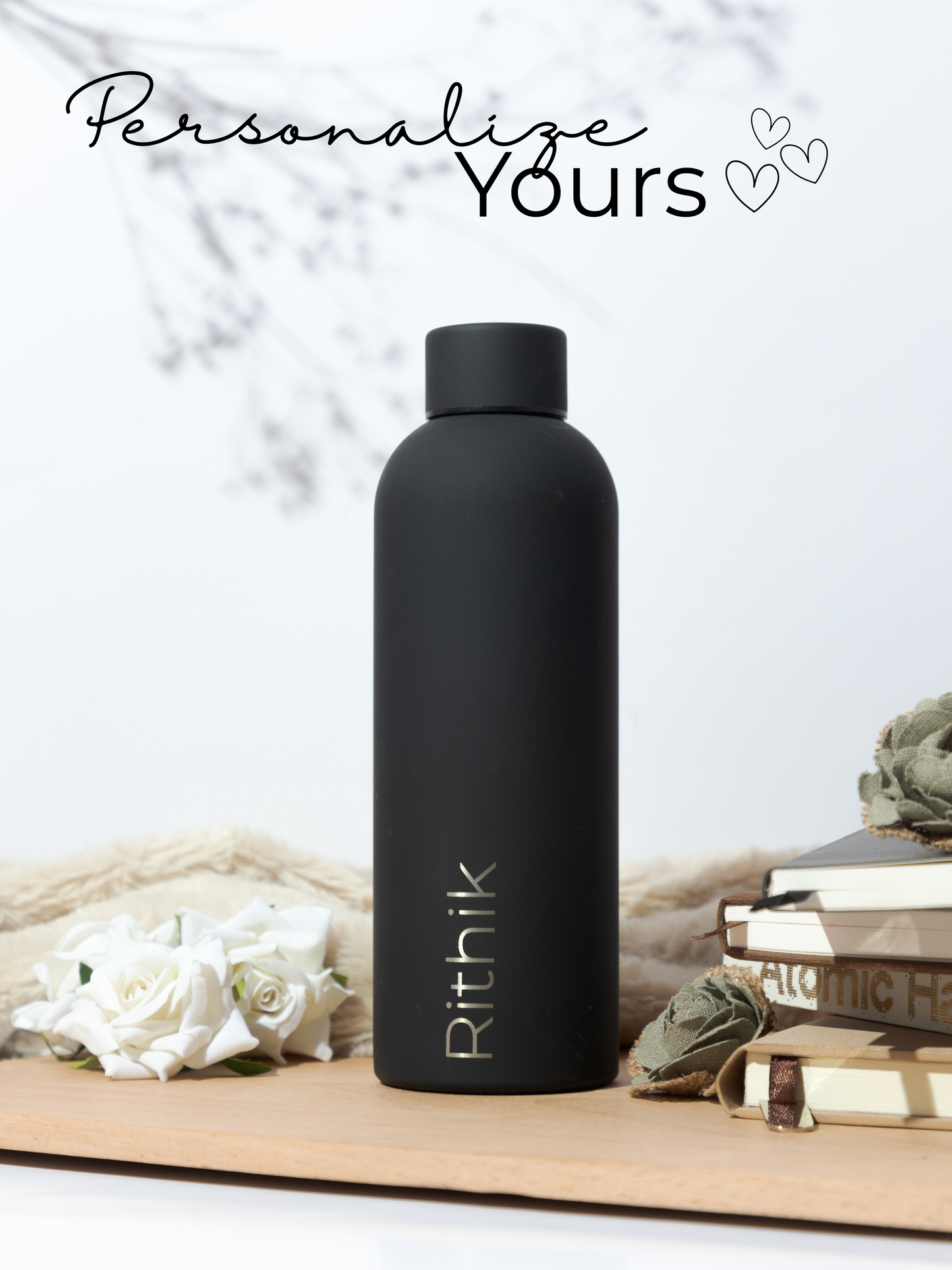 Personalized Name/Quote Bae-Sic Double Walled Insulated Bottles 500 ML