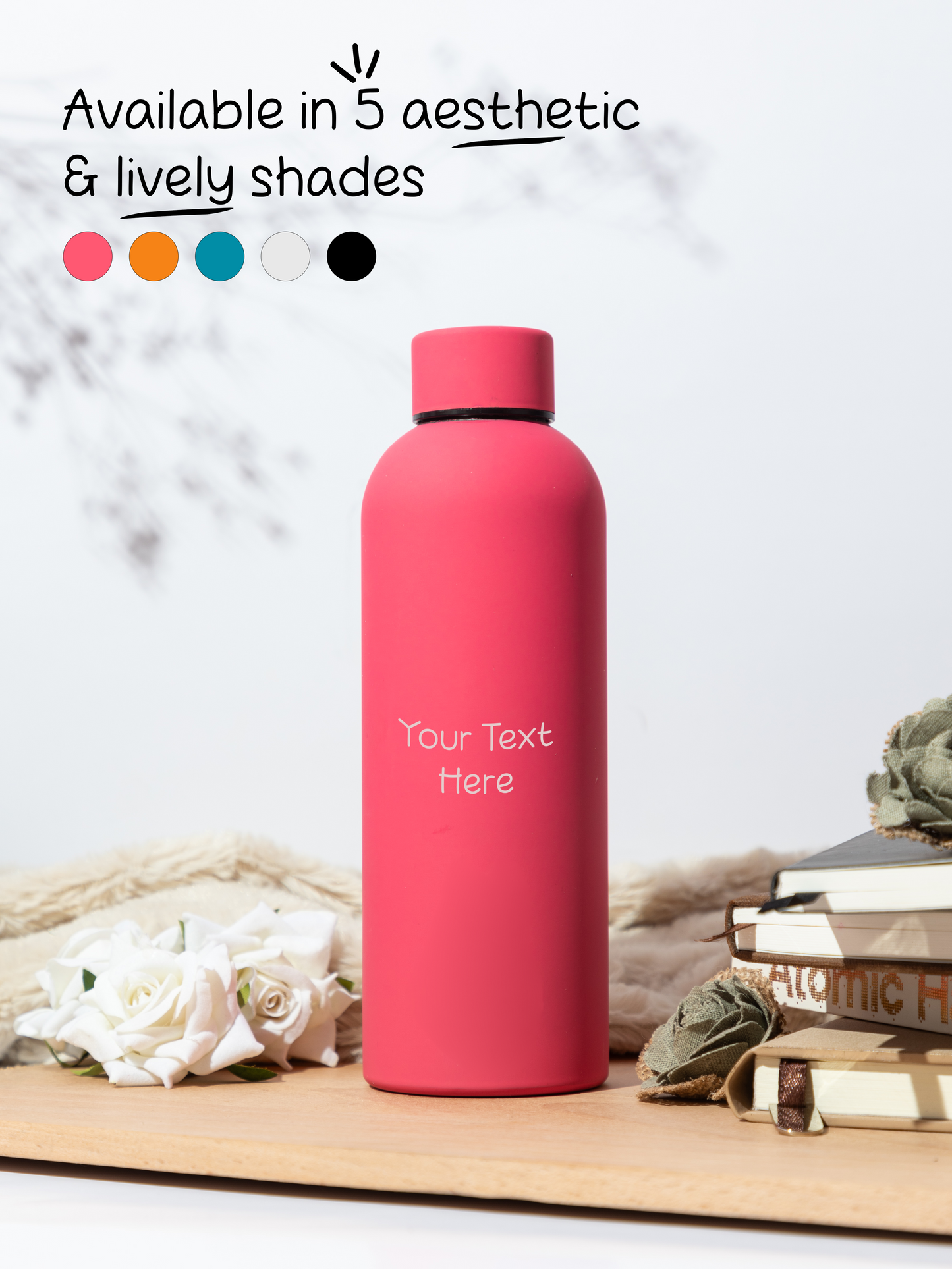 Personalized Name/Quote Bae-Sic Double Walled Insulated Bottles 500 ML