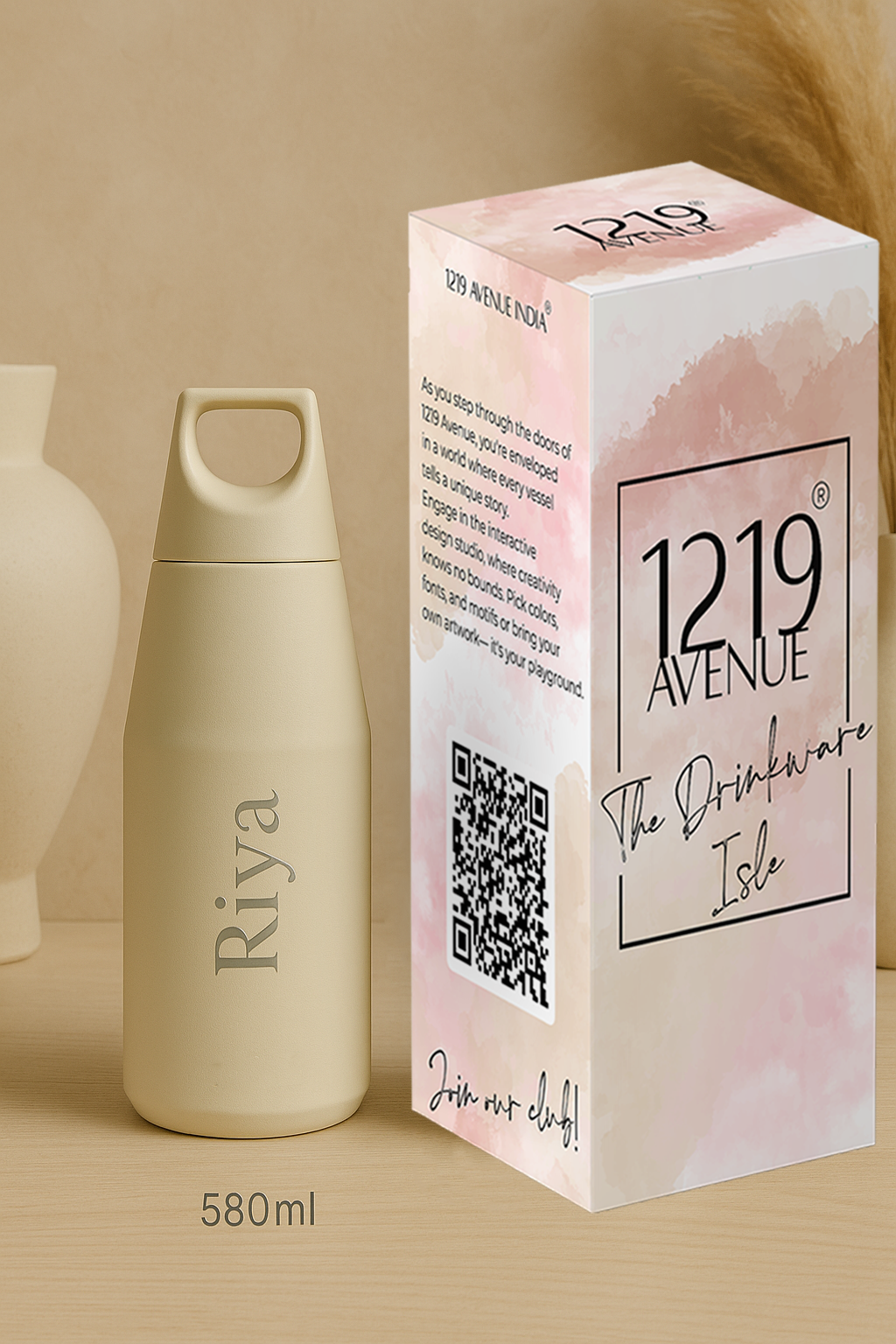Personalized Nuvra Geo-Dash Insulated Bottles 12hrs+ Hot and Cold | 580ml and 1100ml