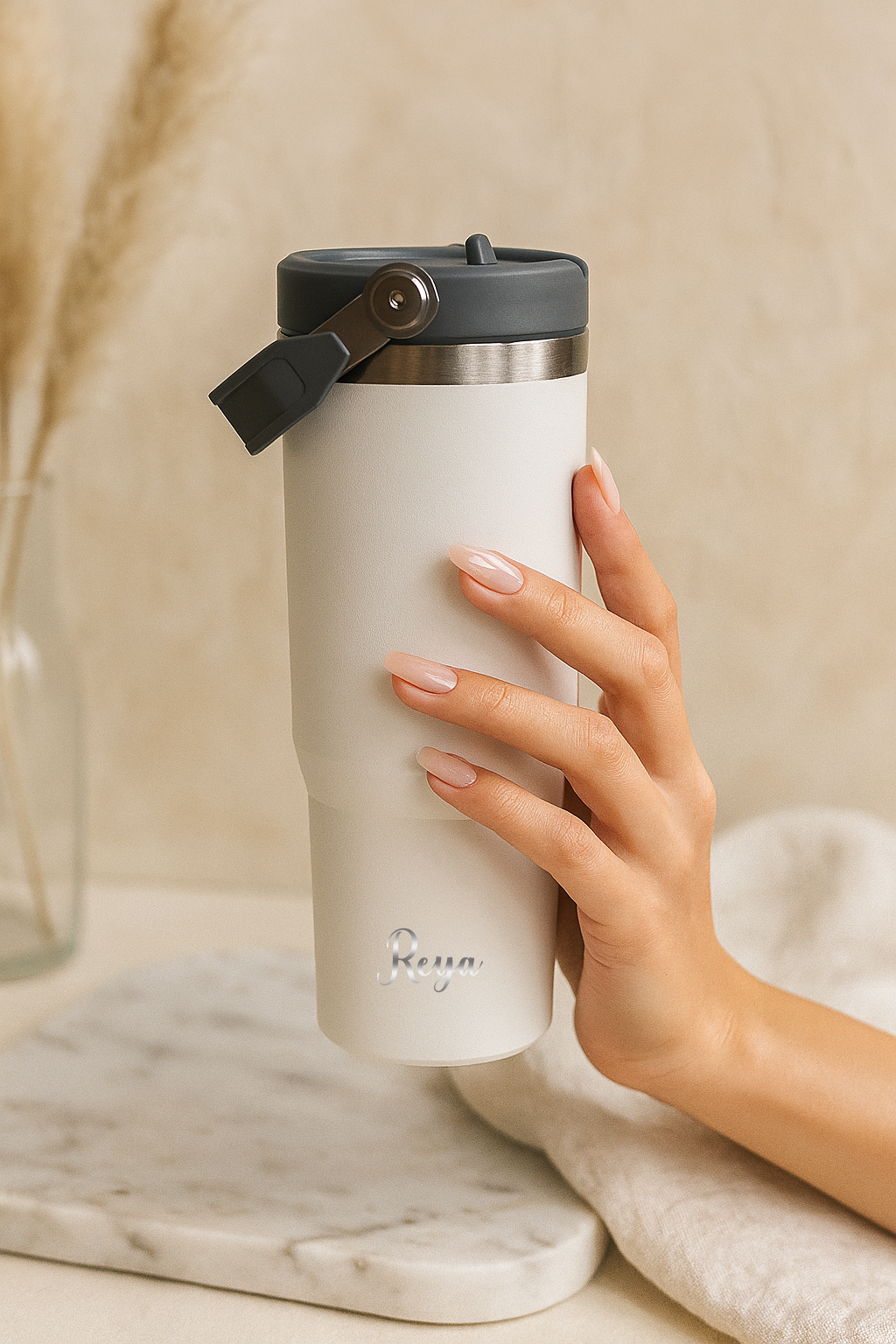 Personalized WayFay Double Walled Insulated 12 hrs+ Tumblers 950 ML | 1 litre | Premium Gifting