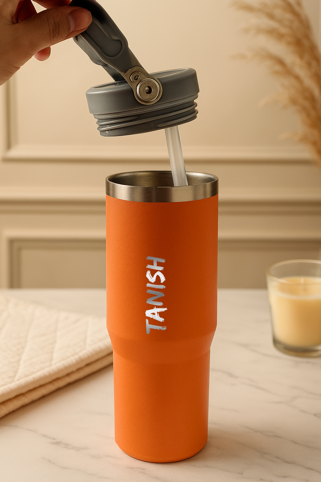 Personalized WayFay Double Walled Insulated 12 hrs+ Tumblers 950 ML | 1 litre | Premium Gifting
