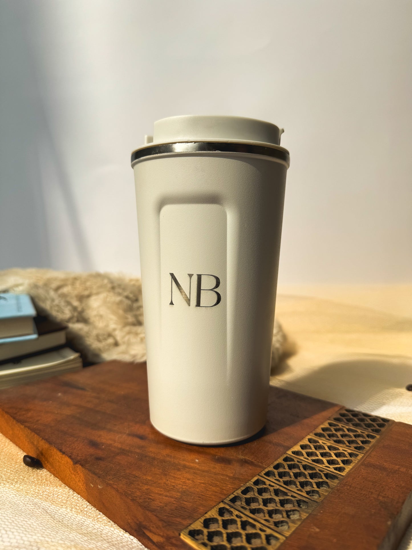 Personalized Name/Quote Temperature Display Portable Coffee Flask 500ml