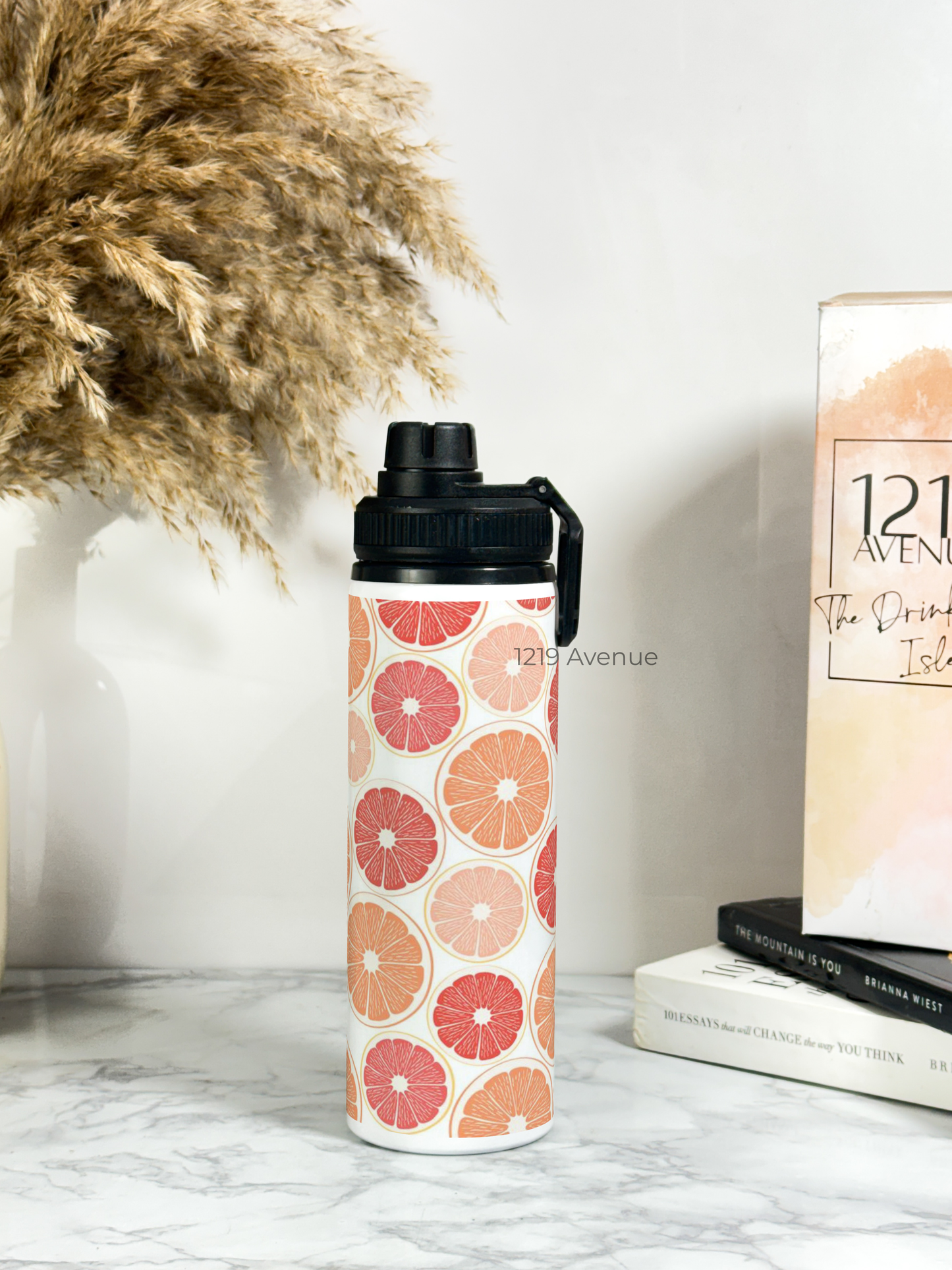 700ml Printed TANK-Sip Water Bottle | I Am Orangeing Print | For Office, School, Sports | Sipper Bottle with Carry Hook, Durable & Stylish
