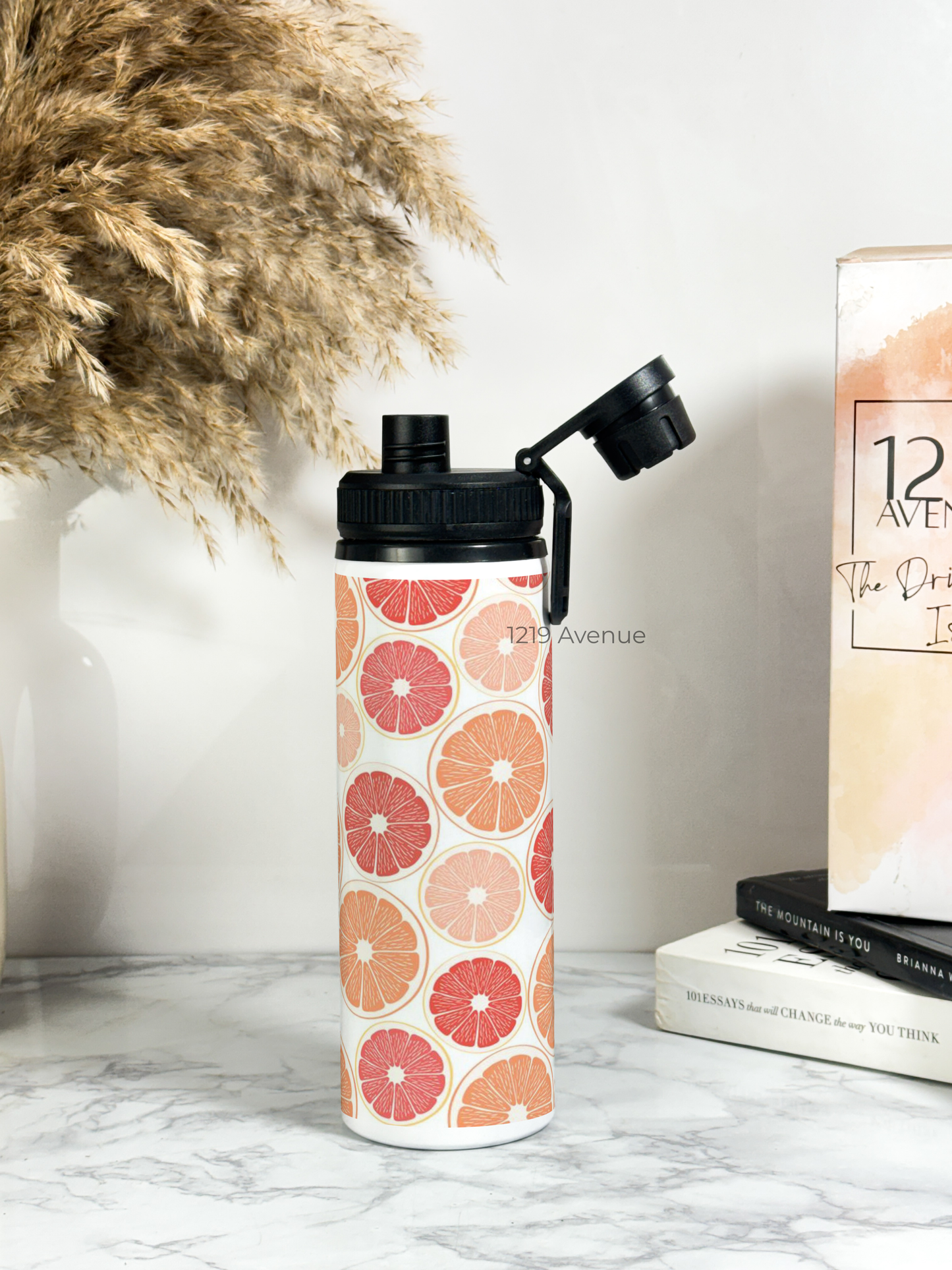 700ml Printed TANK-Sip Water Bottle | I Am Orangeing Print | For Office, School, Sports | Sipper Bottle with Carry Hook, Durable & Stylish