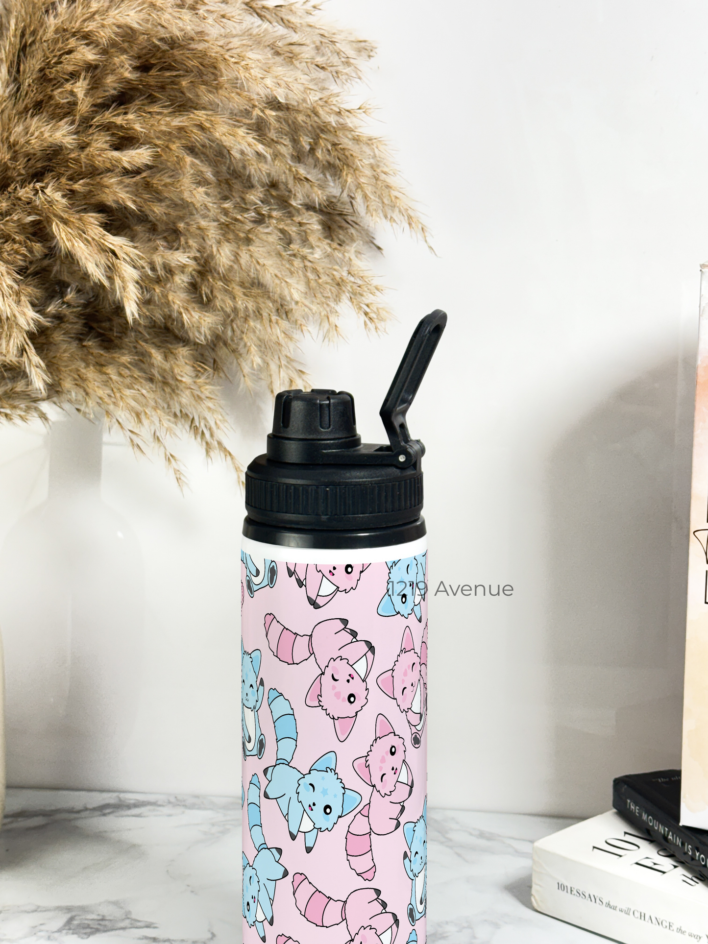 700ml Printed TANK-Sip Water Bottle | Squarrel Party Print | For Office, School, Sports | Sipper Bottle with Carry Hook, Durable & Stylish