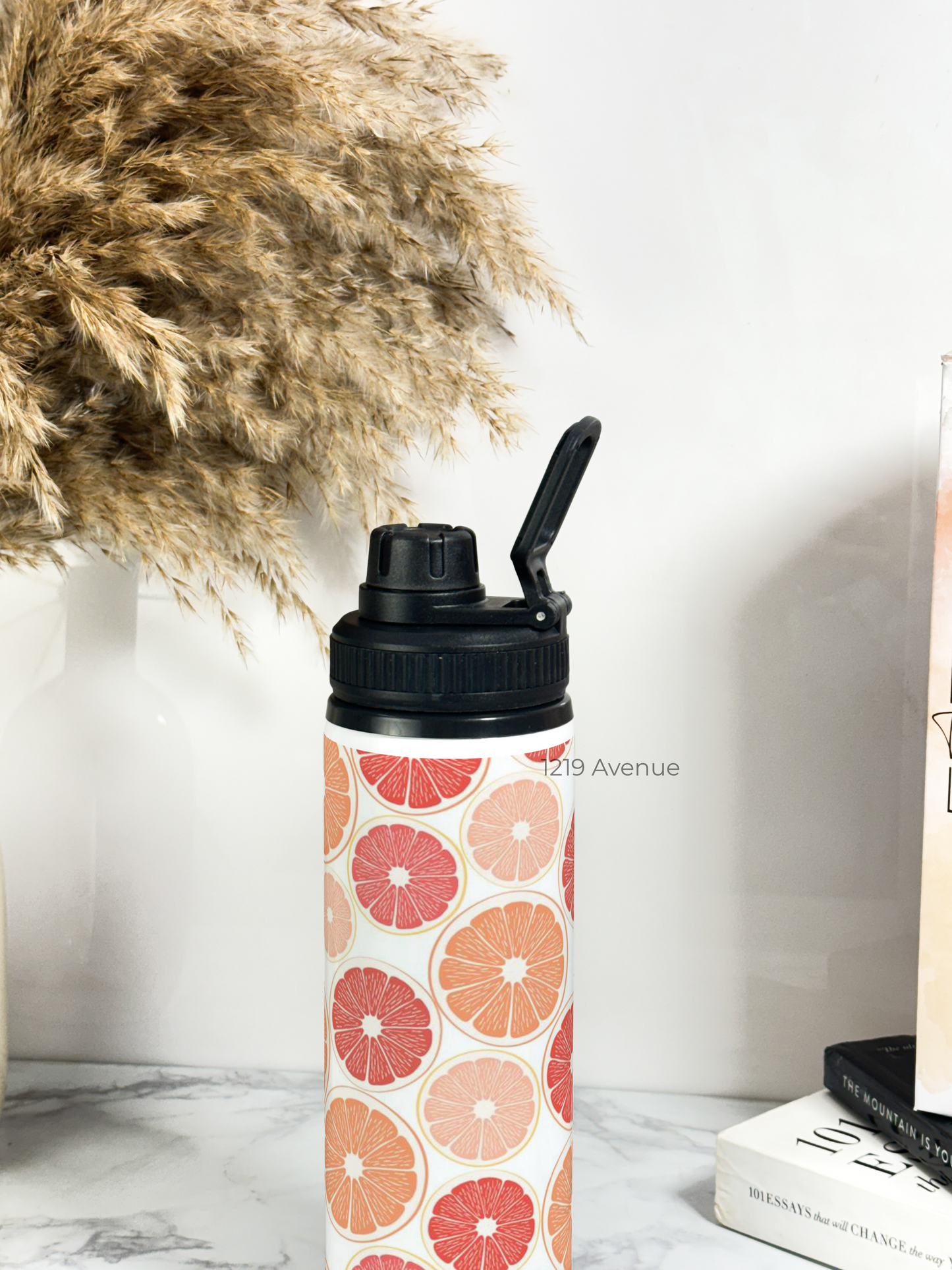 700ml Printed TANK-Sip Water Bottle | I Am Orangeing Print | For Office, School, Sports | Sipper Bottle with Carry Hook, Durable & Stylish