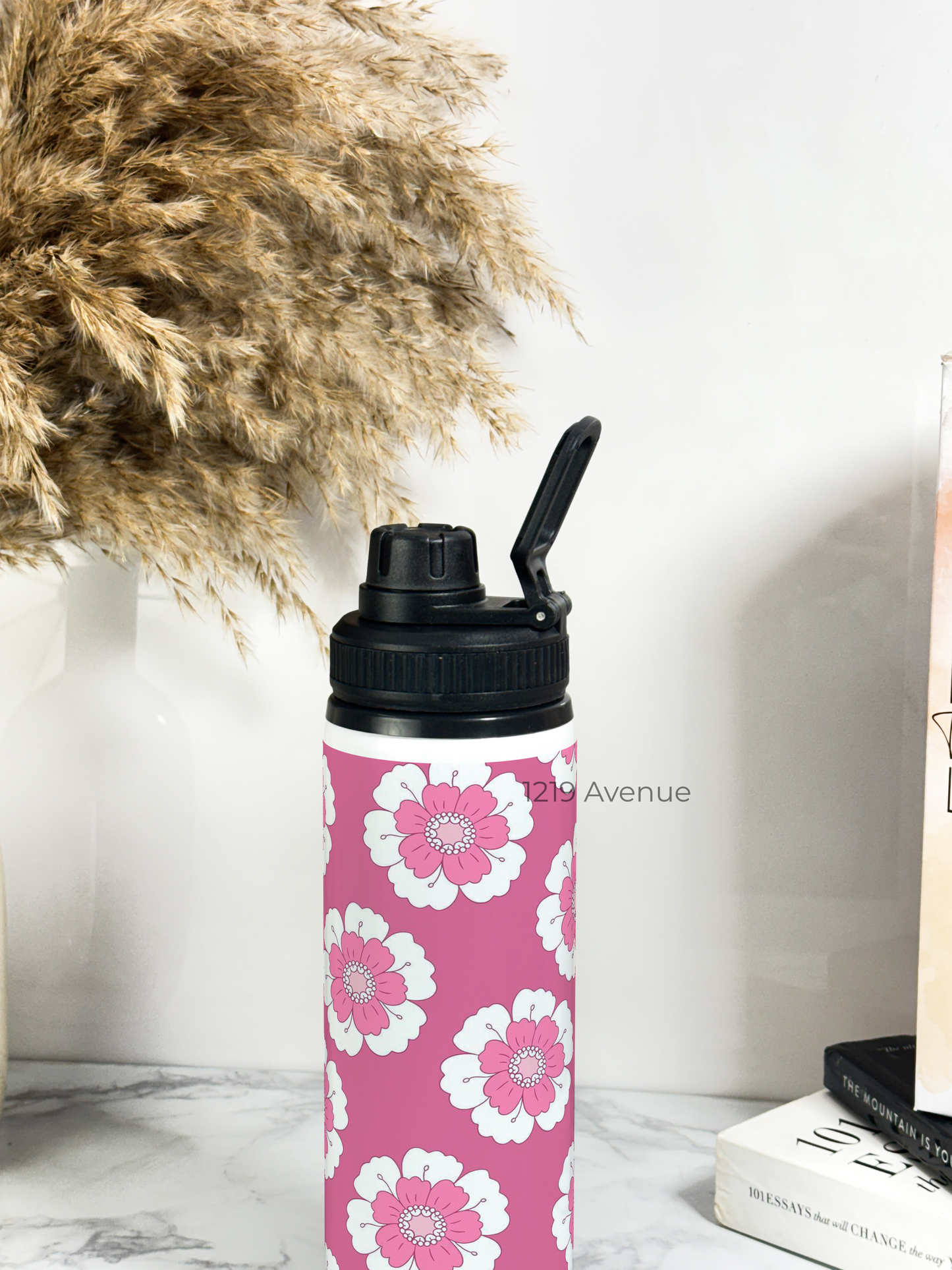 700ml Printed TANK-Sip Water Bottle | Loud Daisy* Print | For Office, School, Sports | Sipper Bottle with Carry Hook, Durable & Stylish