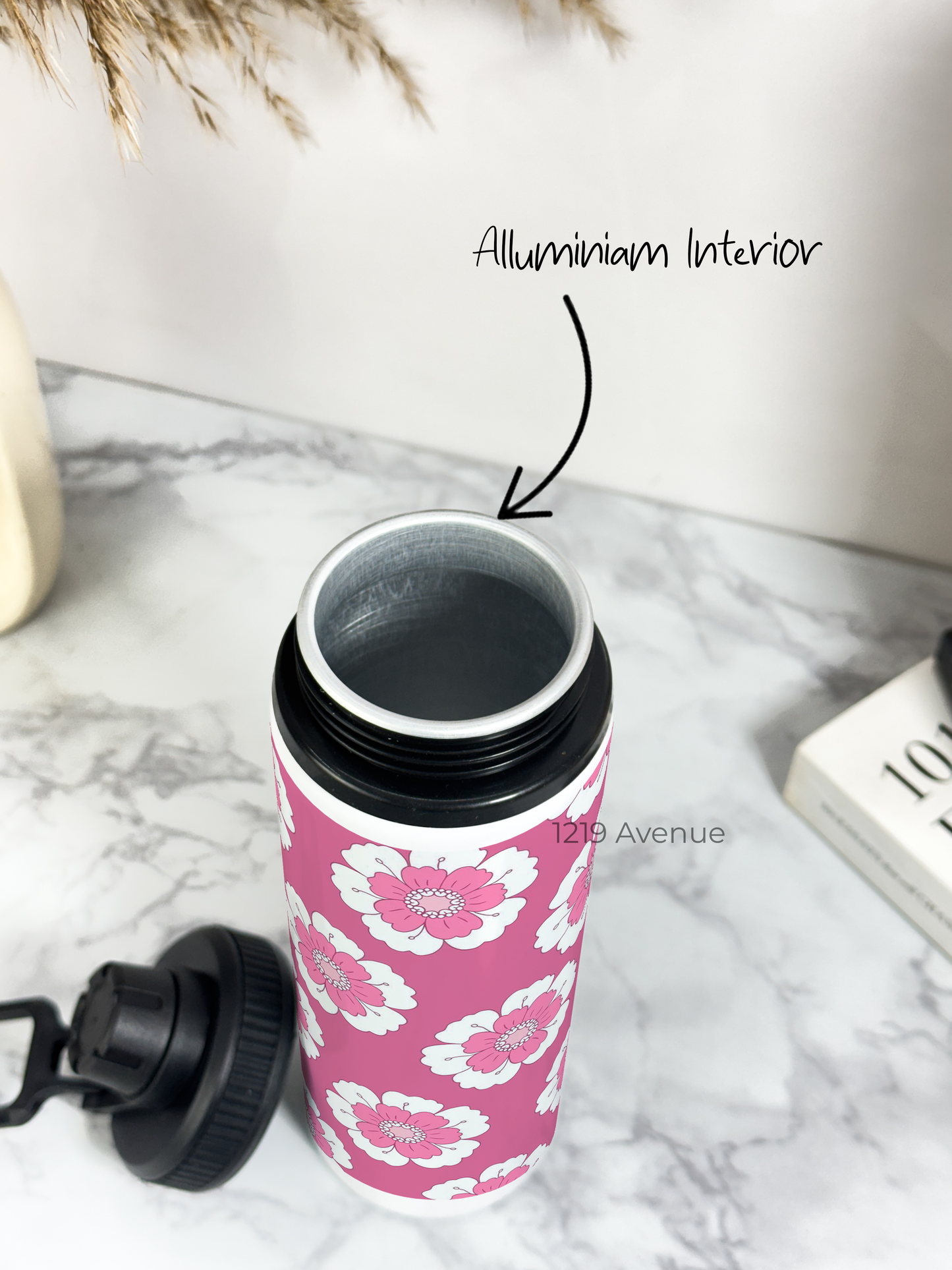 700ml Printed TANK-Sip Water Bottle | Loud Daisy* Print | For Office, School, Sports | Sipper Bottle with Carry Hook, Durable & Stylish