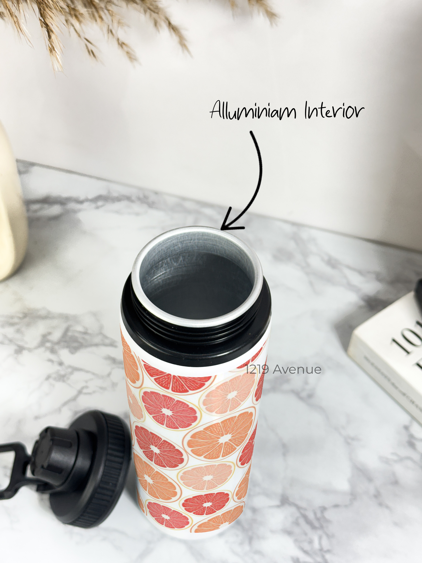 700ml Printed TANK-Sip Water Bottle | I Am Orangeing Print | For Office, School, Sports | Sipper Bottle with Carry Hook, Durable & Stylish
