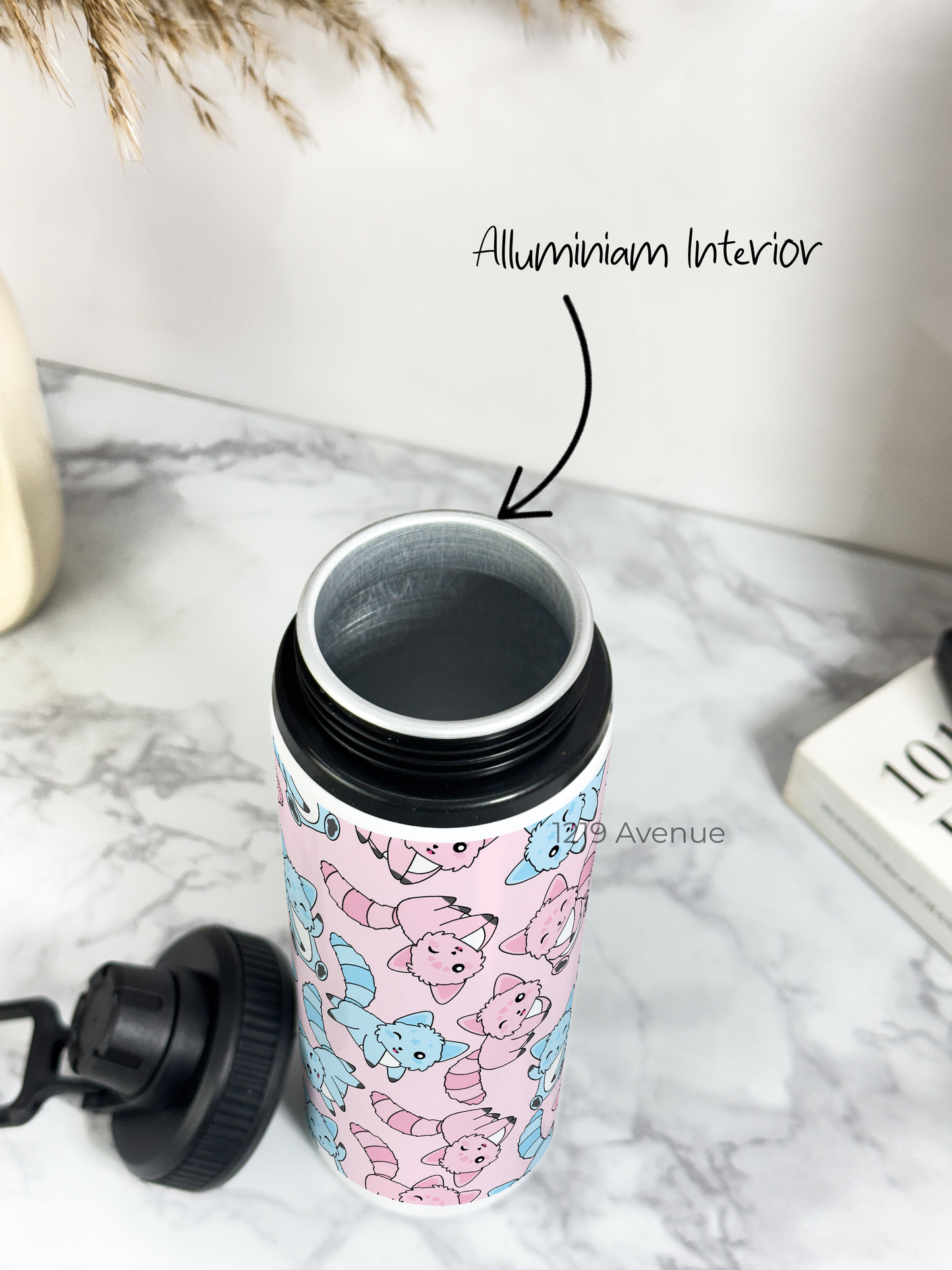 700ml Printed TANK-Sip Water Bottle | Squarrel Party Print | For Office, School, Sports | Sipper Bottle with Carry Hook, Durable & Stylish