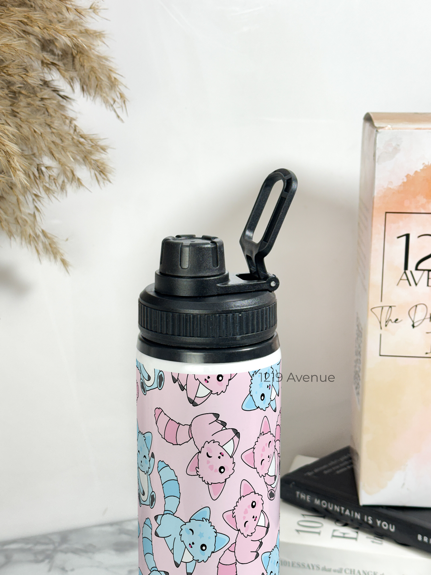700ml Printed TANK-Sip Water Bottle | Squarrel Party Print | For Office, School, Sports | Sipper Bottle with Carry Hook, Durable & Stylish