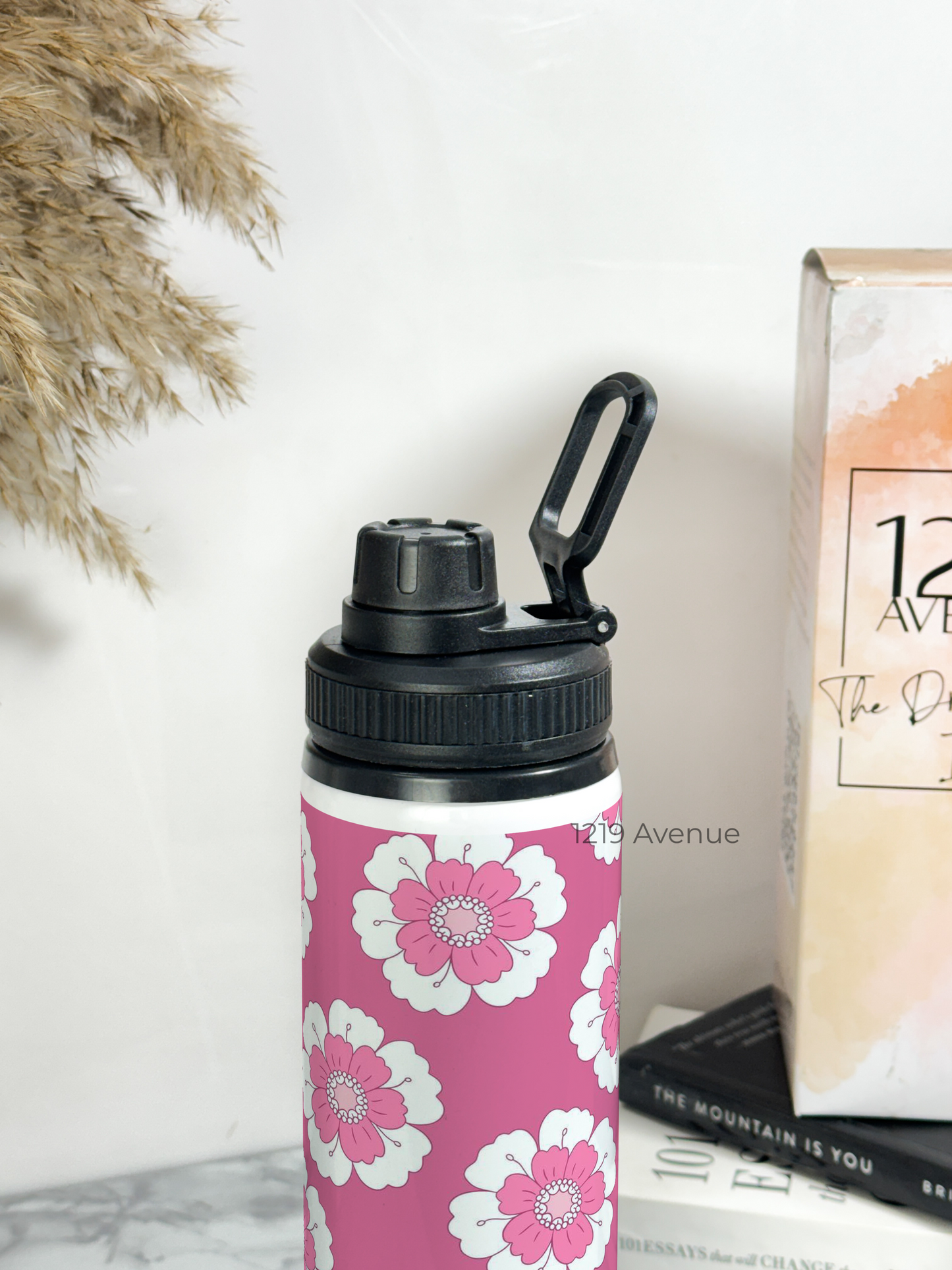 700ml Printed TANK-Sip Water Bottle | Loud Daisy* Print | For Office, School, Sports | Sipper Bottle with Carry Hook, Durable & Stylish