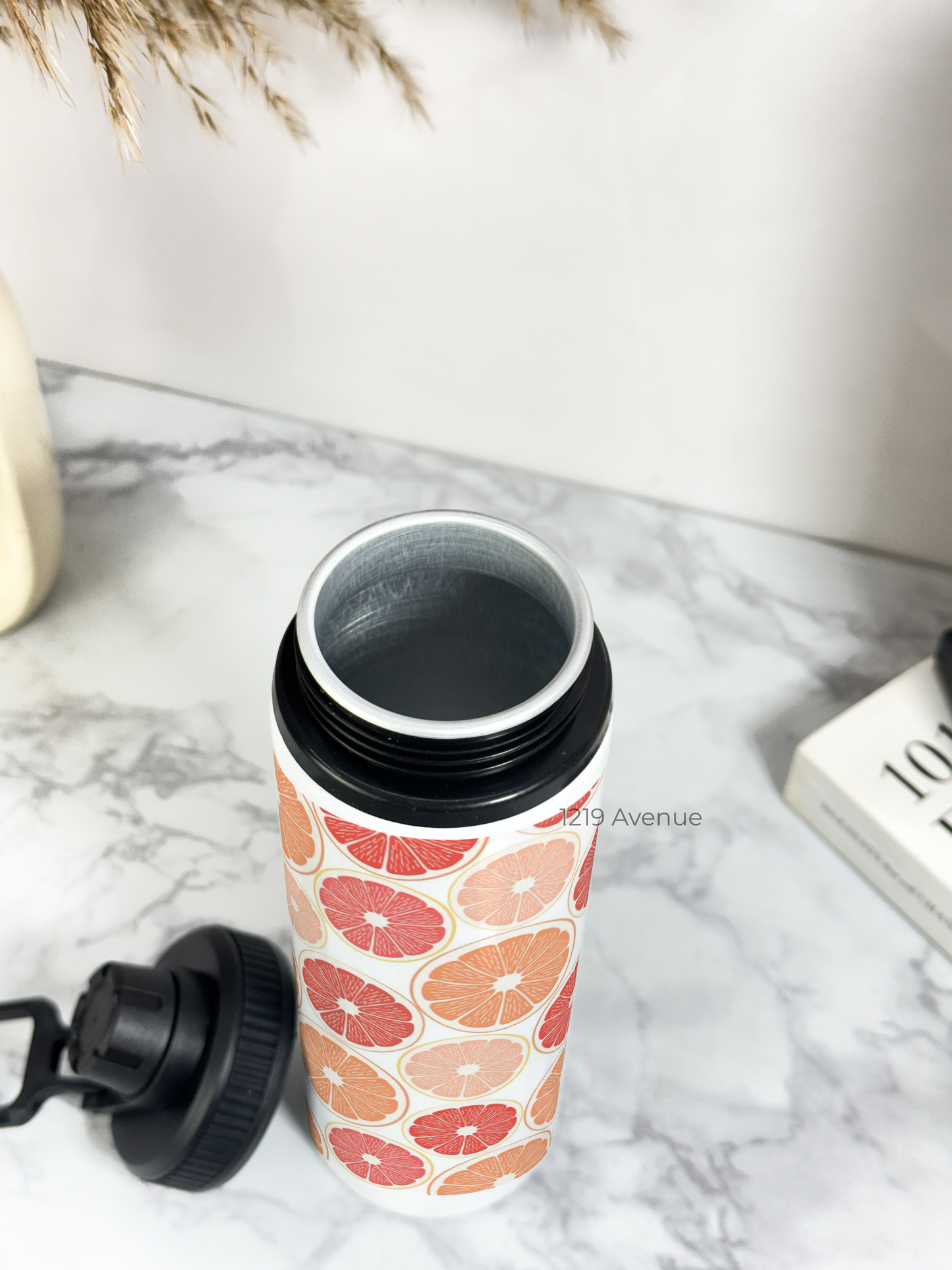 700ml Printed TANK-Sip Water Bottle | I Am Orangeing Print | For Office, School, Sports | Sipper Bottle with Carry Hook, Durable & Stylish