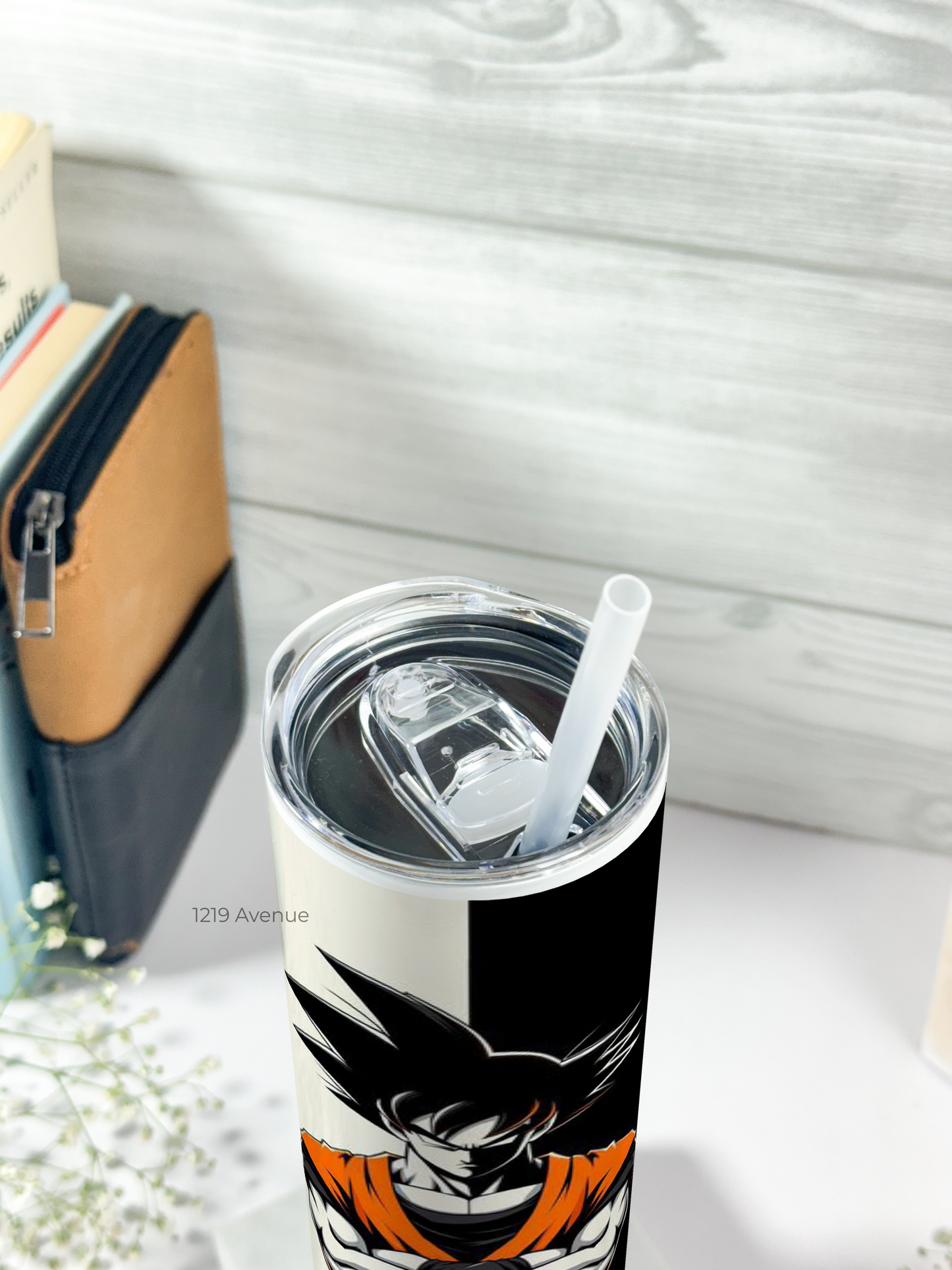 Colossal Tumbler 750ML with straw | Goku Print |Double Walled Insulated Tumbler