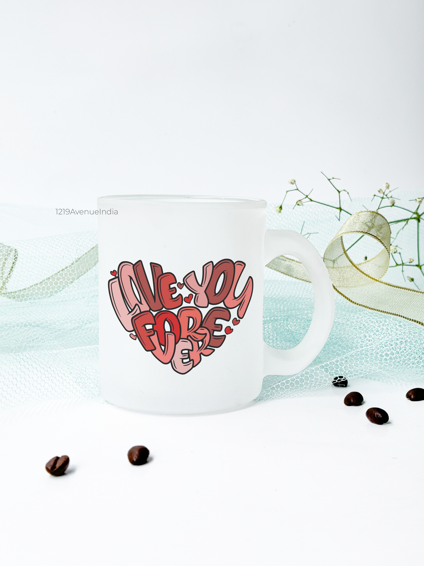 Frosted Mug 350ml | Love You Forever Permanent Print | Pocket Picks Mugs
