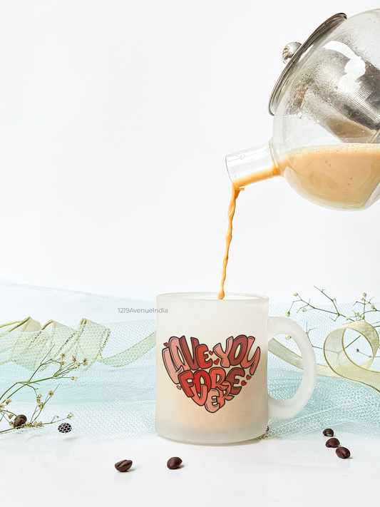 Frosted Mug 350ml | Love You Forever Permanent Print | Pocket Picks Mugs