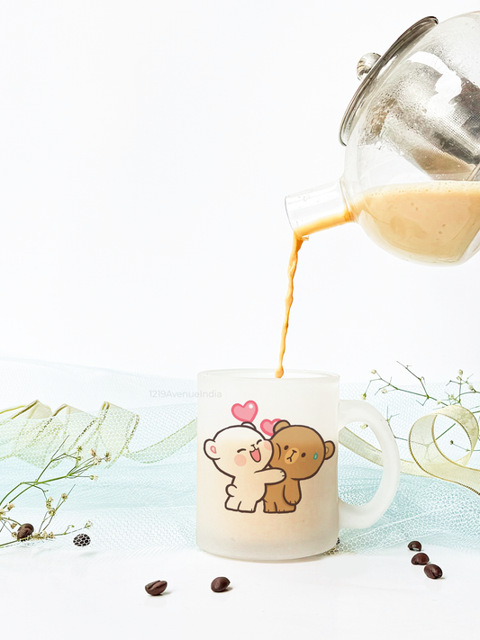 Frosted Mug 350ml | Milk & Mocha Print | Pocket Picks Mugs