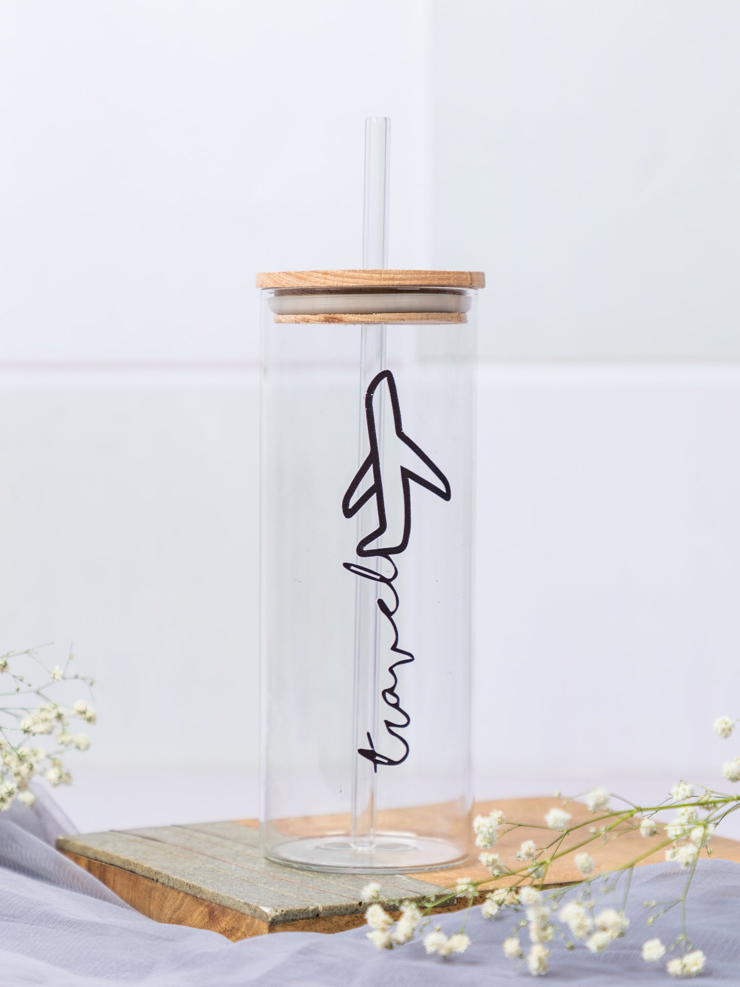 Grande Sipper 650ml| Travel Print| 22 oz Coffee Tumbler with Straw and Lid
