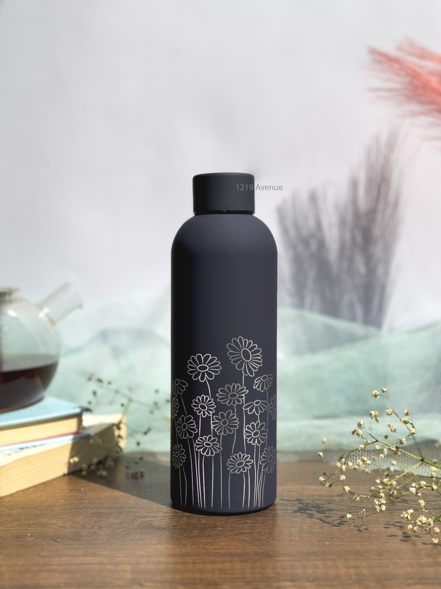 Bae-Sic Bottles 500 ML |Floral Valley Print | Double Walled Hot And Cold Bottles