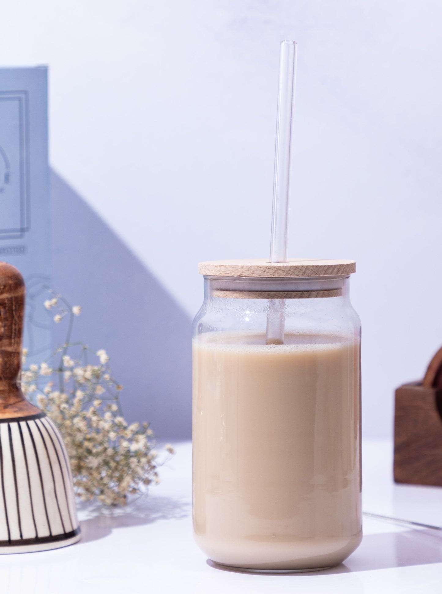 Personalized Clear Can Sipper 500ml|Name Customized| Coffee Glass Tumbler with straw and lid 22oz