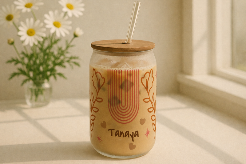 Personalised Can Glass 1219 Avenue India