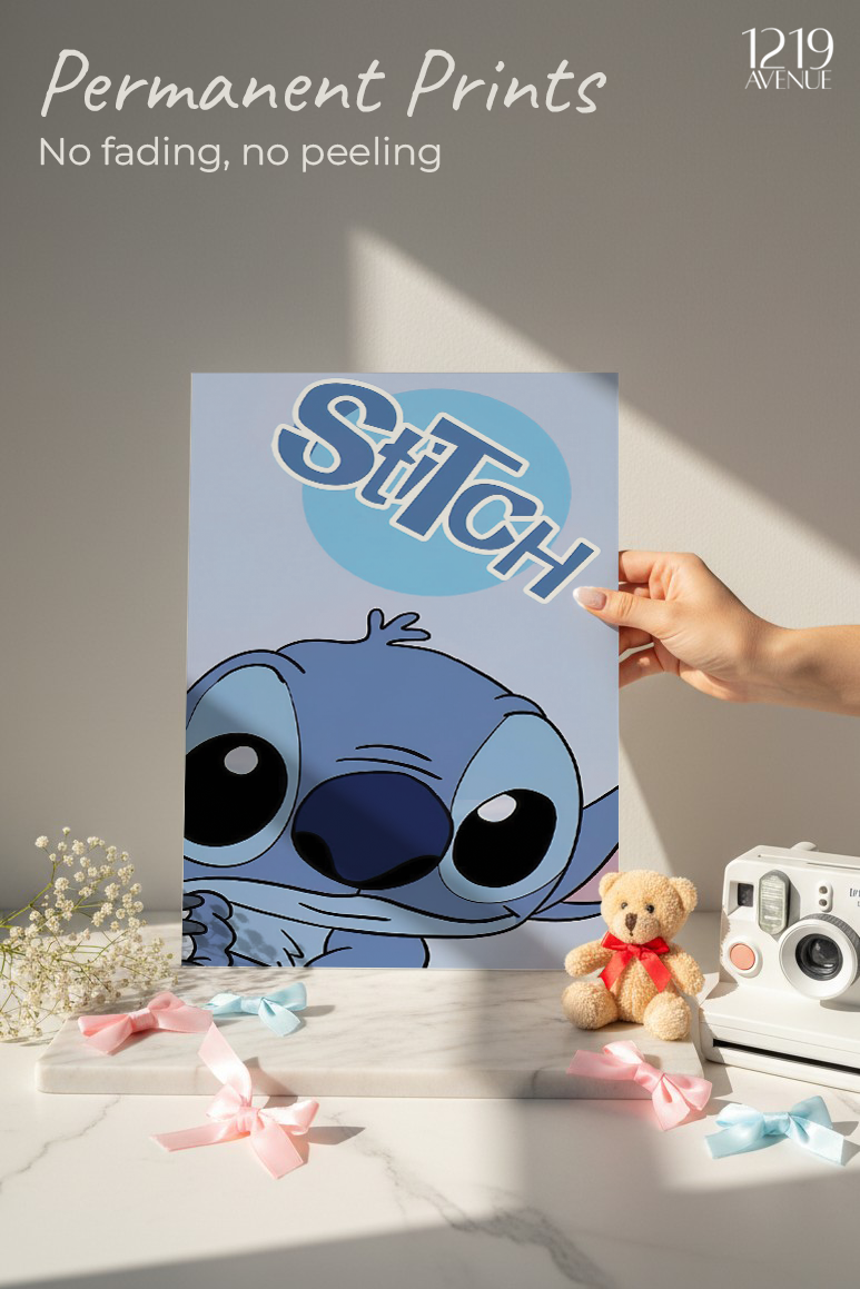 Printed 4K Ultra Gloss Metal Frame A3 Size | Little Trouble Print | 1.2mm Premium Thickness Wall Frame (12x18 Inches)