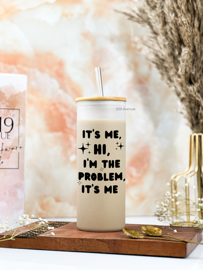 Frosted Grande Sipper 650ml| Its Me Only Print| 20oz Tall Tumbler with straw and lid