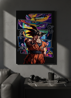 Printed 4K Ultra Gloss Metal Frame A3 Size | Warrior Beyond Limits Print | 1.2mm Premium Thickness Wall Frame (12x18 Inches)