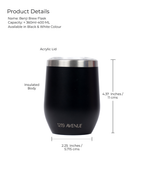 1219 Avenue Benji Brew Coffee Flask with secure Lid 420ml 1219 Avenue India