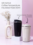 1219 Avenue Insulated Temperature Display Portable Coffee Flask 500ml 1219 Avenue India