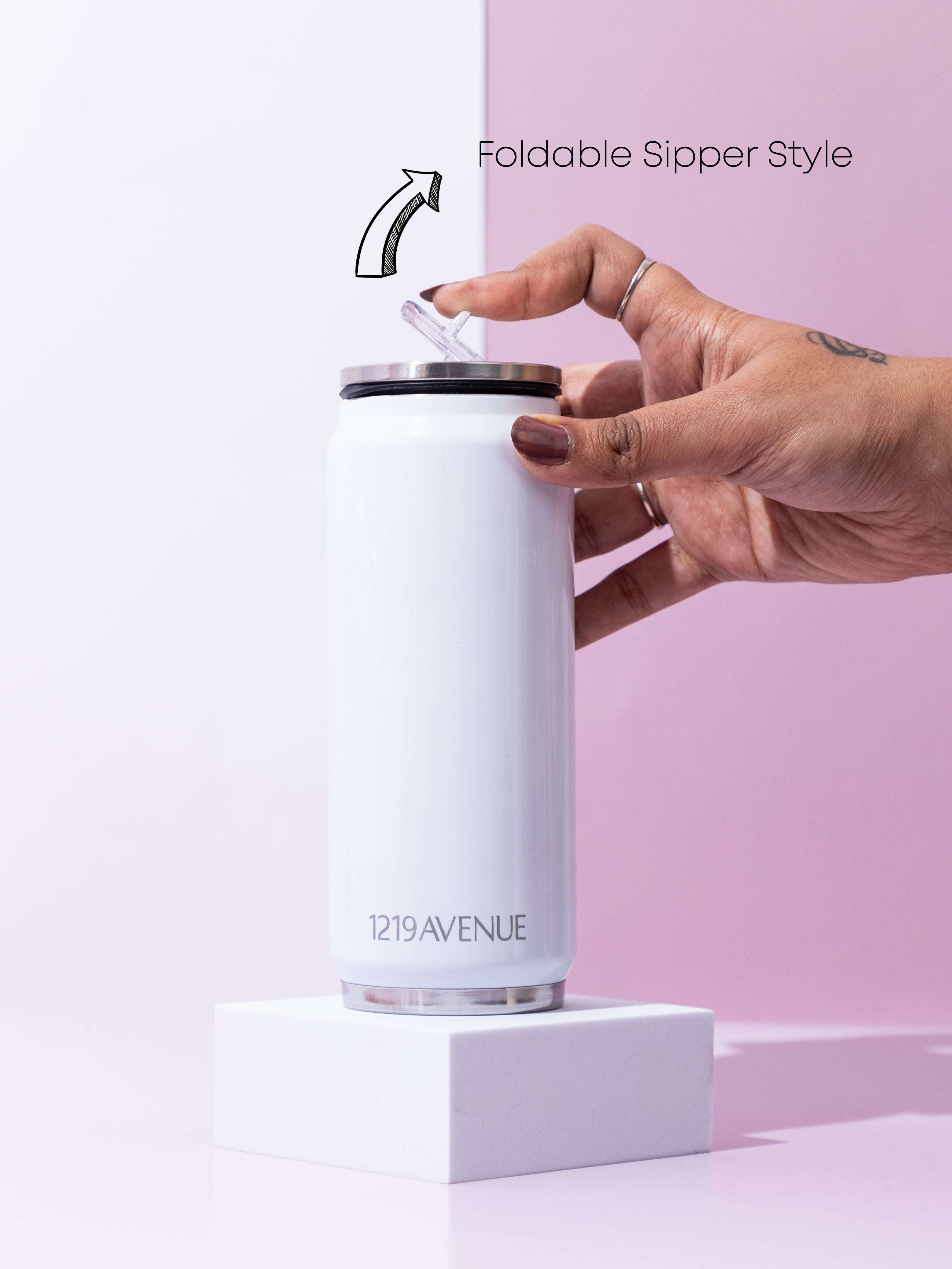 1219 Avenue Portable stainless steel Can Shaped Sipper 500ml 1219 Avenue India