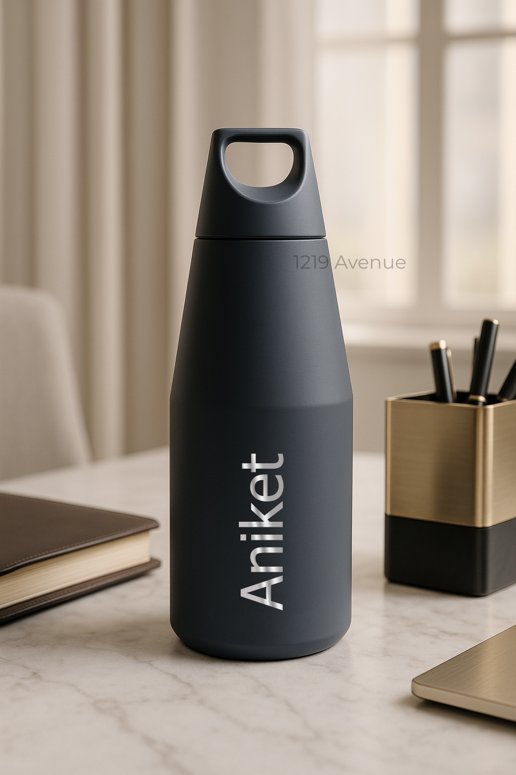 Personalized Nuvra Geo-Dash Insulated Bottles 12hrs+ Hot and Cold |Premium Gifting | 580ml and 1100ml | 1 litre capacity