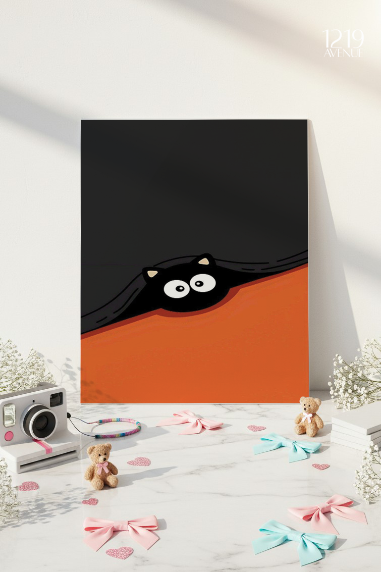 Printed 4K Ultra Gloss Metal Frame A3 Size | Little Spy Print | 1.2mm Premium Thickness Wall Frame (12x18 Inches)