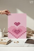 Printed 4K Ultra Gloss Metal Frame A3 Size | Digital Love Print | 1.2mm Premium Thickness Wall Frame (12x18 Inches)