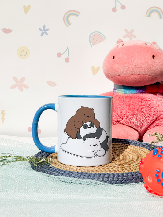 Ceramic Mug 350ml |We Bare Bears Print | Kids Worthy Mugs