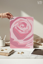 Printed 4K Ultra Gloss Metal Frame A3 Size | Endless Rose Print | 1.2mm Premium Thickness Wall Frame (12x18 Inches)