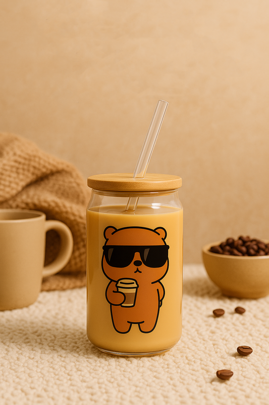 Can Shaped Sipper 500ml| What You Lookin At Print | 18oz Can Tumbler with lid and straw