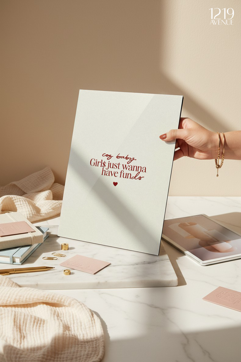 Printed 4K Ultra Gloss Metal Frame A3 Size | Wanna Have Fun Design | 1.2mm Premium Thickness Wall Frame (12x18 Inches)