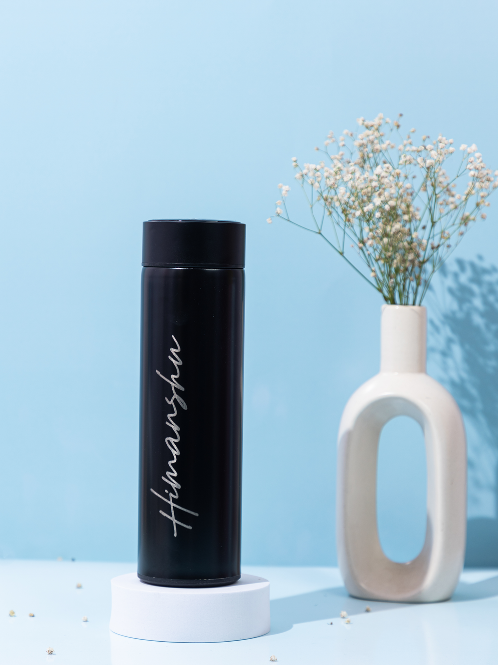 Personalized temperature display double walled bottles 500ml