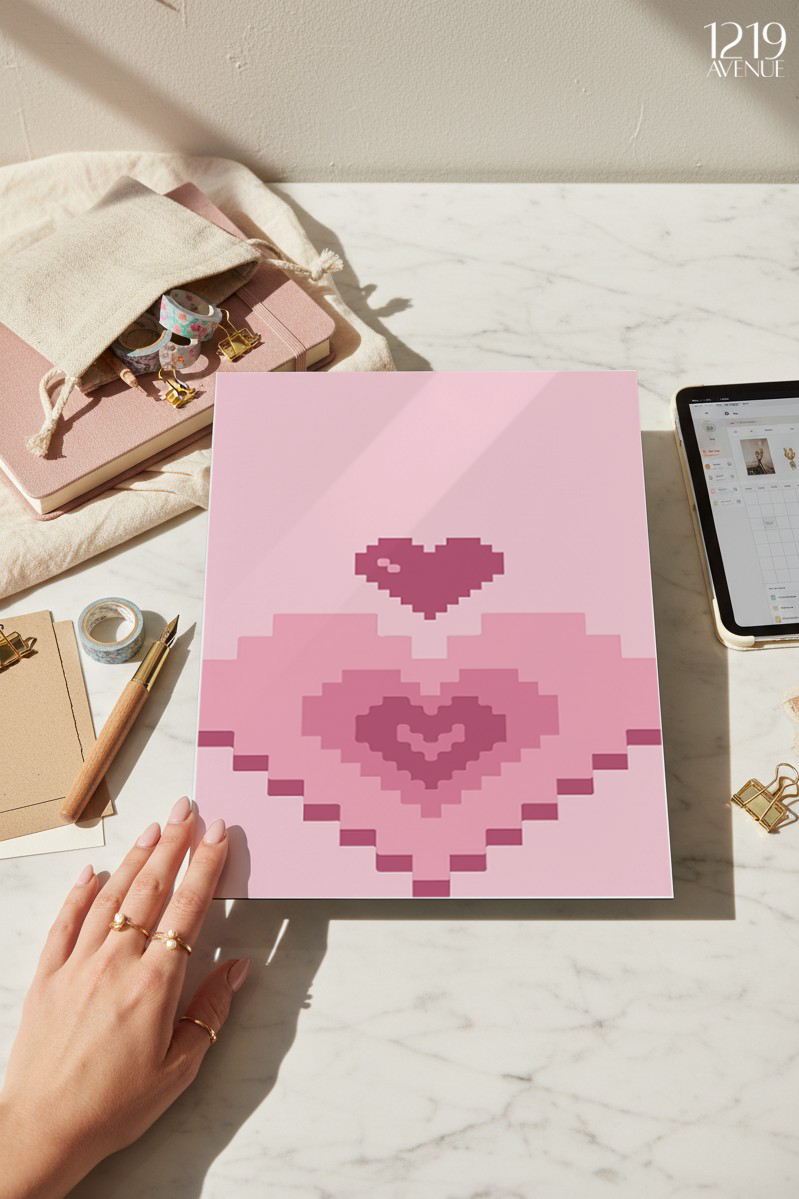 Printed 4K Ultra Gloss Metal Frame A3 Size | Digital Love Print | 1.2mm Premium Thickness Wall Frame (12x18 Inches)