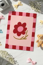 Printed 4K Ultra Gloss Metal Frame A3 Size | Flower Frame Print | 1.2mm Premium Thickness Wall Frame (12x18 Inches)