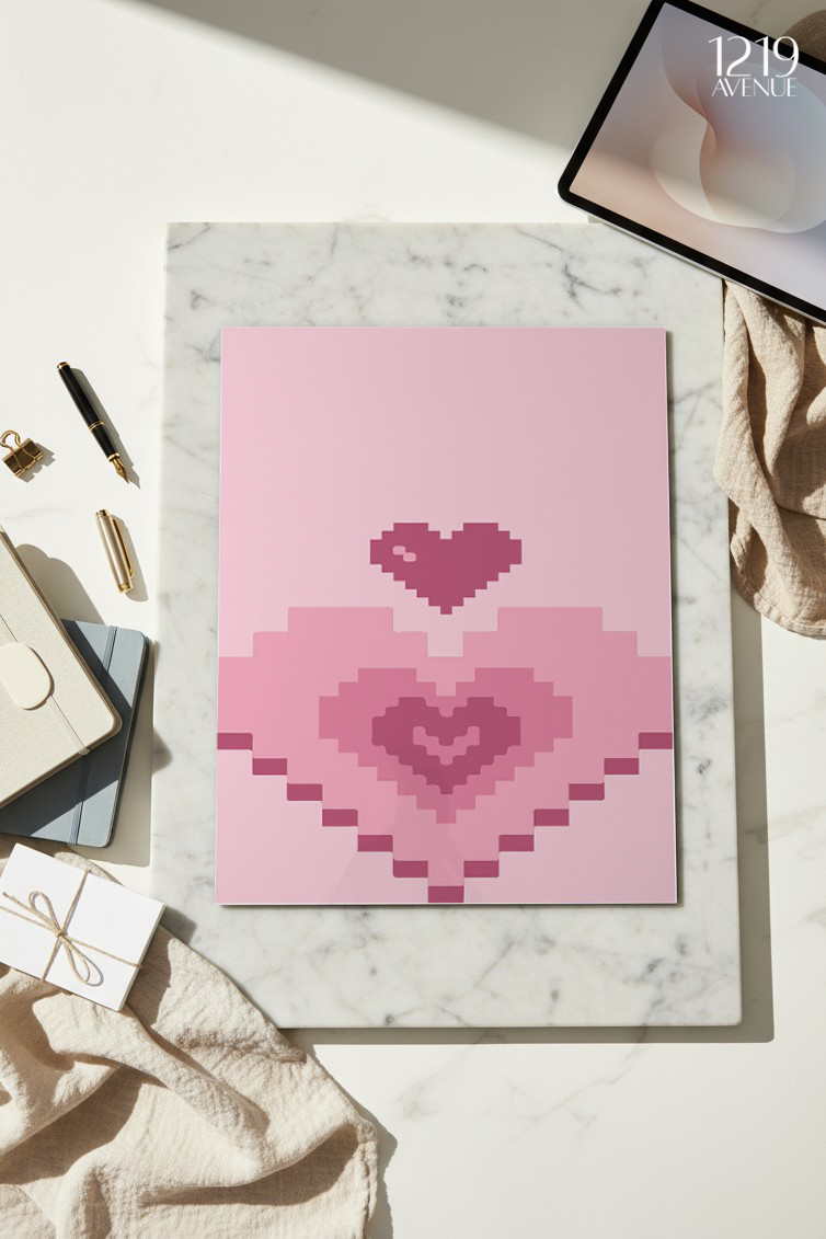 Printed 4K Ultra Gloss Metal Frame A3 Size | Digital Love Print | 1.2mm Premium Thickness Wall Frame (12x18 Inches)