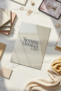 Printed 4K Ultra Gloss Metal Frame A3 Size | Nothing Change Print | 1.2mm Premium Thickness Wall Frame (12x18 Inches)