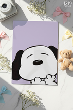 Printed 4K Ultra Gloss Metal Frame A3 Size | Sleepy Pup Print | 1.2mm Premium Thickness Wall Frame (12x18 Inches)