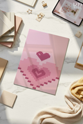 Printed 4K Ultra Gloss Metal Frame A3 Size | Digital Love Print | 1.2mm Premium Thickness Wall Frame (12x18 Inches)