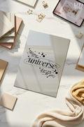 Printed 4K Ultra Gloss Metal Frame A3 Size | Trust the Universe Print | 1.2mm Premium Thickness Wall Frame (12x18 Inches)