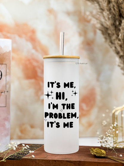 Frosted Grande Sipper 650ml| Its Me Only Print| 20oz Tall Tumbler with straw and lid