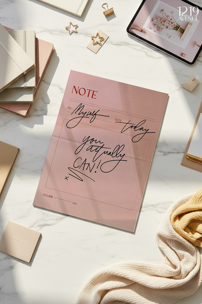 Printed 4K Ultra Gloss Metal Frame A3 Size | Note Design | 1.2mm Premium Thickness Wall Frame (12x18 Inches)