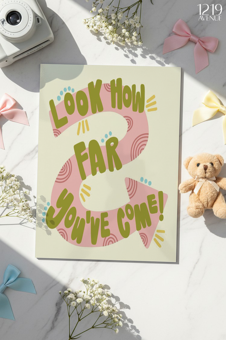 Printed 4K Ultra Gloss Metal Frame A3 Size | Tiny Steps Ahead Print | 1.2mm Premium Thickness Wall Frame (12x18 Inches)
